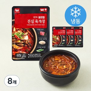 외갓집 진심 육개장 (냉동), 600g, 8개