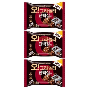 마켓오네이처 오 그래놀라 단백질바 미니, 192g, 3개