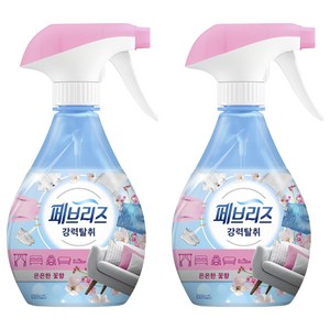 페브리즈 강력 섬유탈취제 은은한 꽃향 본품, 370ml, 2개