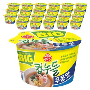 오뚜기 빅컵누들 우동맛 61.5g, 24개