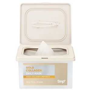 에스엔피 골드 콜라겐 데일리 뽑아쓰는 마스크팩 350g, 30개입, 1개