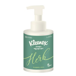 크리넥스 버블 핸드워시 허브앤앰버