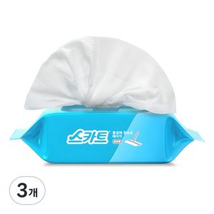 스카트 물걸레 청소포 베이직 표준형 30매, 280 x 210 ..., 3개