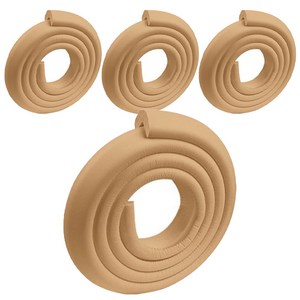 아가드 모서리 보호대 일반형, 2m, 카페라떼, 4개