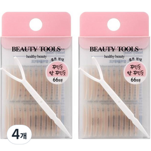 루이본 꾸안꾸 피치 쌍테 132p, 핑크, 4개