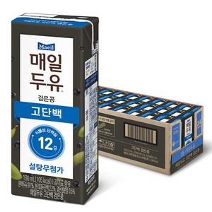 매일두유 고단백 검은콩, 190ml, 24개