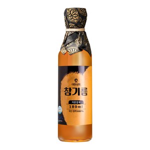 대현상회 저온압착 국산 참기름, 180ml, 1개