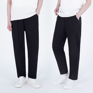 어나더디 남성용 구김없이 건조기 가능한 데일리 경량 밴딩 통풍 잘되는 사방스판 팬츠 2p 세트