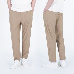 어나더디 남성용 구김없이 건조기 가능한 데일리 경량 밴딩 통풍 잘되는 사방스판 팬츠 2p 세트