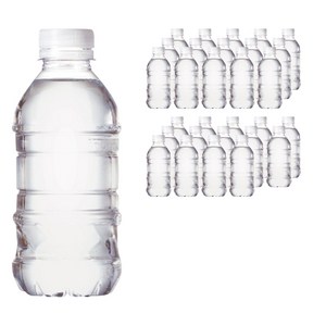 지리산물하나 eco 생수 무라벨, 330ml, 80개