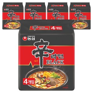 농심 신라면 블랙 134g, 20개