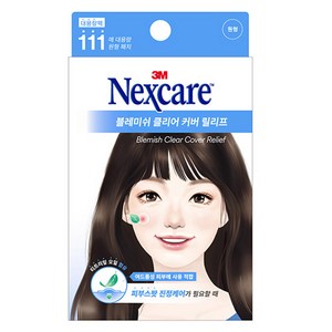 넥스케어 블레미쉬 클리어 커버 릴리프 111매, 12mm + 10m..., 1개