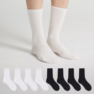 싹스탑 여성용 베이직 장목 양말 8족 세트