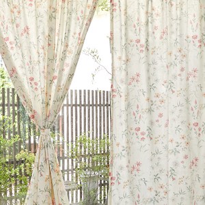 바자르 모로코 광목 가리개 커튼