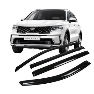 리드홈 스모그 차량용 썬바이저 4p 세트, 기아 쏘렌토MQ4 ..., 투명블랙