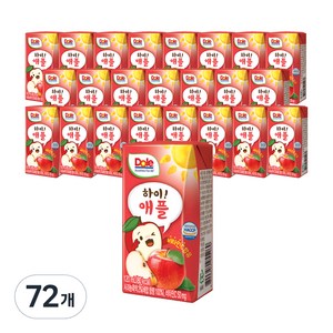 돌 하이 애플 주스, 72개, 120ml