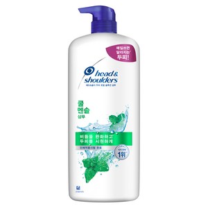 헤드앤숄더 두피 토탈 솔루션 샴푸 쿨 멘솔, 1.2L, 1개