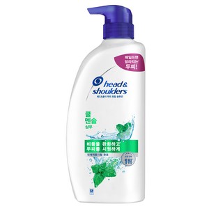 헤드앤숄더 두피 토탈 솔루션 쿨 멘솔 샴푸, 850ml, 1개