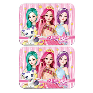 리틀블링 시크릿쥬쥬 별의 여신 틴케이스 어린이 네일 3종 세트, 크림세트, 2개