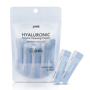 프레티 히알루로닉 엔자임 클렌징 파우더, 1g, 20개
