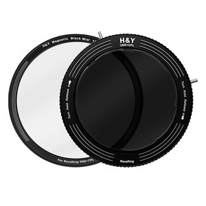 에이치앤와이 레보링 가변 ND3-1000CPL + 1/4 블랙미스트 46-62mm