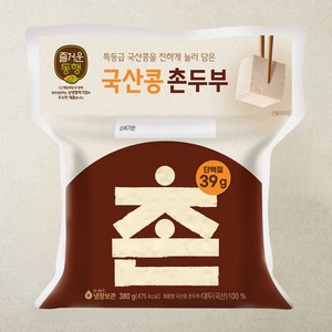 즐거운동행 국산콩 촌두부, 380g, 1개