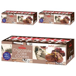 타타와 초콜릿 쿠키 60p, 600g, 3개