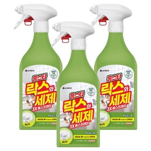 홈스타 락스와 세제 폼 스프레이 후레쉬 욕실청소용, 500ml, 3개