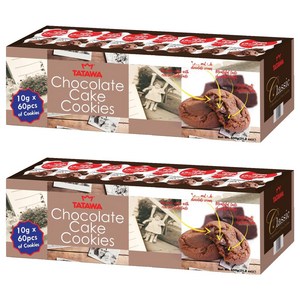 타타와 초콜릿 쿠키 60p, 600g, 2개