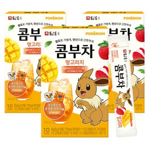 담터 포켓몬 콤부차 망고리치