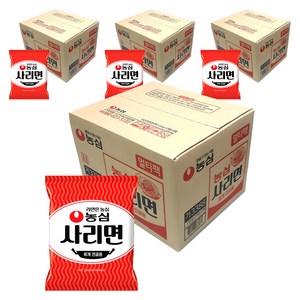 농심 사리면 110g, 160개, (1개입 X 40개입 X 4박스)
