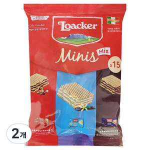 로아커 웨하스 미니스 믹스, 150g, 2개