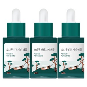 라운드랩 소나무 진정 시카 앰플, 30ml, 3개