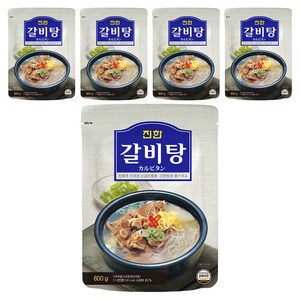 진한식품 갈비탕, 600g, 5개
