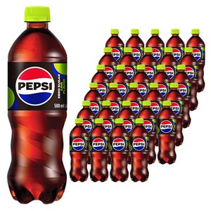 펩시 제로 슈거 라임향, 500ml, 40개