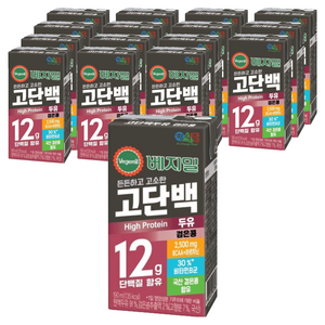 베지밀 고단백두유 검은콩, 190ml, 16개