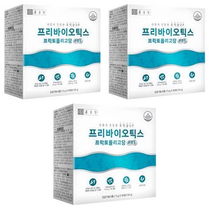 종근당 프리바이오틱스 프락토올리고당 FOS 유산균 30p, 150g, 3개