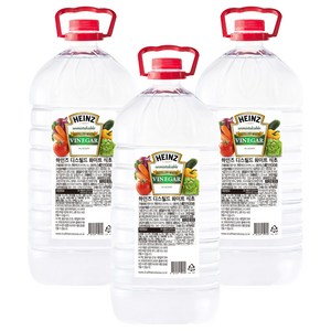 하인즈 화이트 식초, 5L, 3개