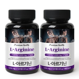 뉴트리디데이 L 아르기닌, 120정, 2개