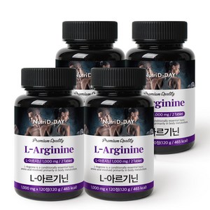 뉴트리디데이 L 아르기닌, 120정, 4개