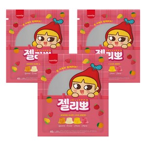 삼립 젤리뽀 40개입, 2.4kg, 3개