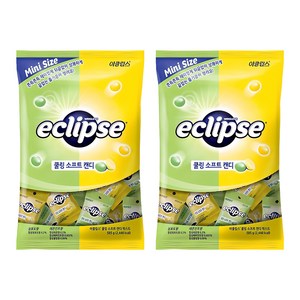 이클립스 쿨링 소프트 캔디 믹스드 청포도향 + 레몬민트향, 585g, 2개