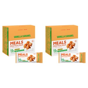 인테이크 밀스 프로틴 바 바닐라카라멜, 400g, 2개