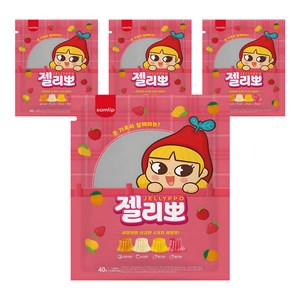 삼립 젤리뽀 40개입, 2.4kg, 4개