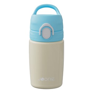 주니 원터치 스테인레스 텀블러, 240ml, 블루, 1개