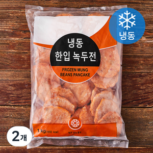 한입 녹두전 (냉동), 1kg, 2개