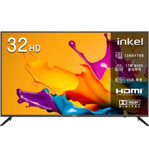인켈 HD LED TV, 81cm, 스탠드형, 고객직접설치