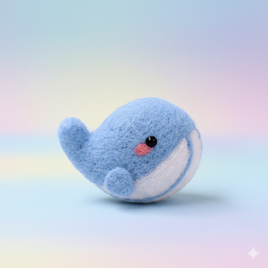 아트조이 DIY 양모펠트 키트, 바다고래, 1세트