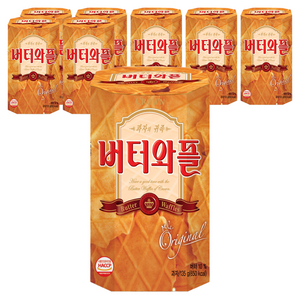 크라운 버터와플, 135g, 8개