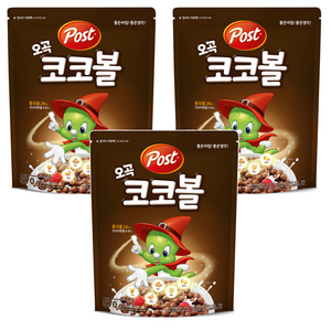포스트 오곡 코코볼 시리얼, 570g, 3개